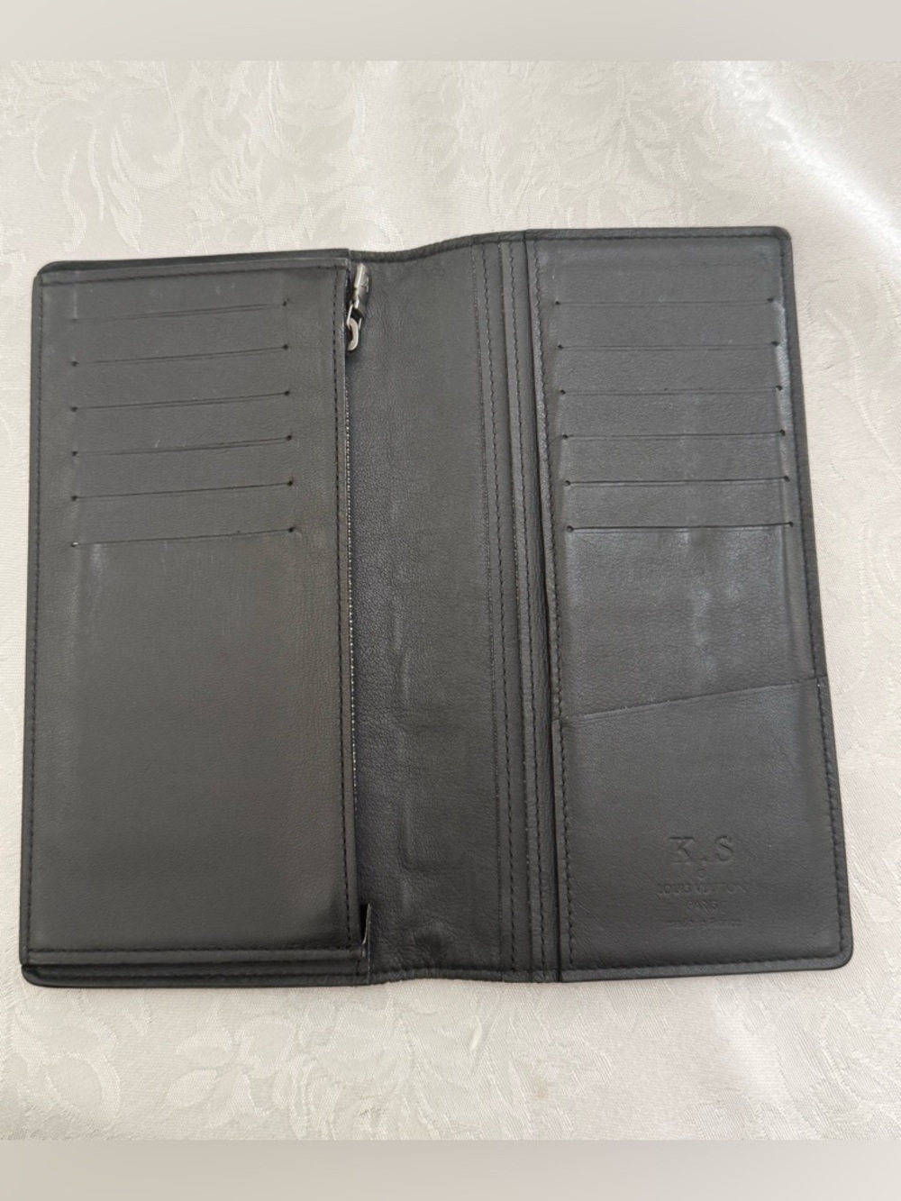 LOUIS VUITTON Damier Infini Brazza Wallet Onyx - Picture 9 of 14